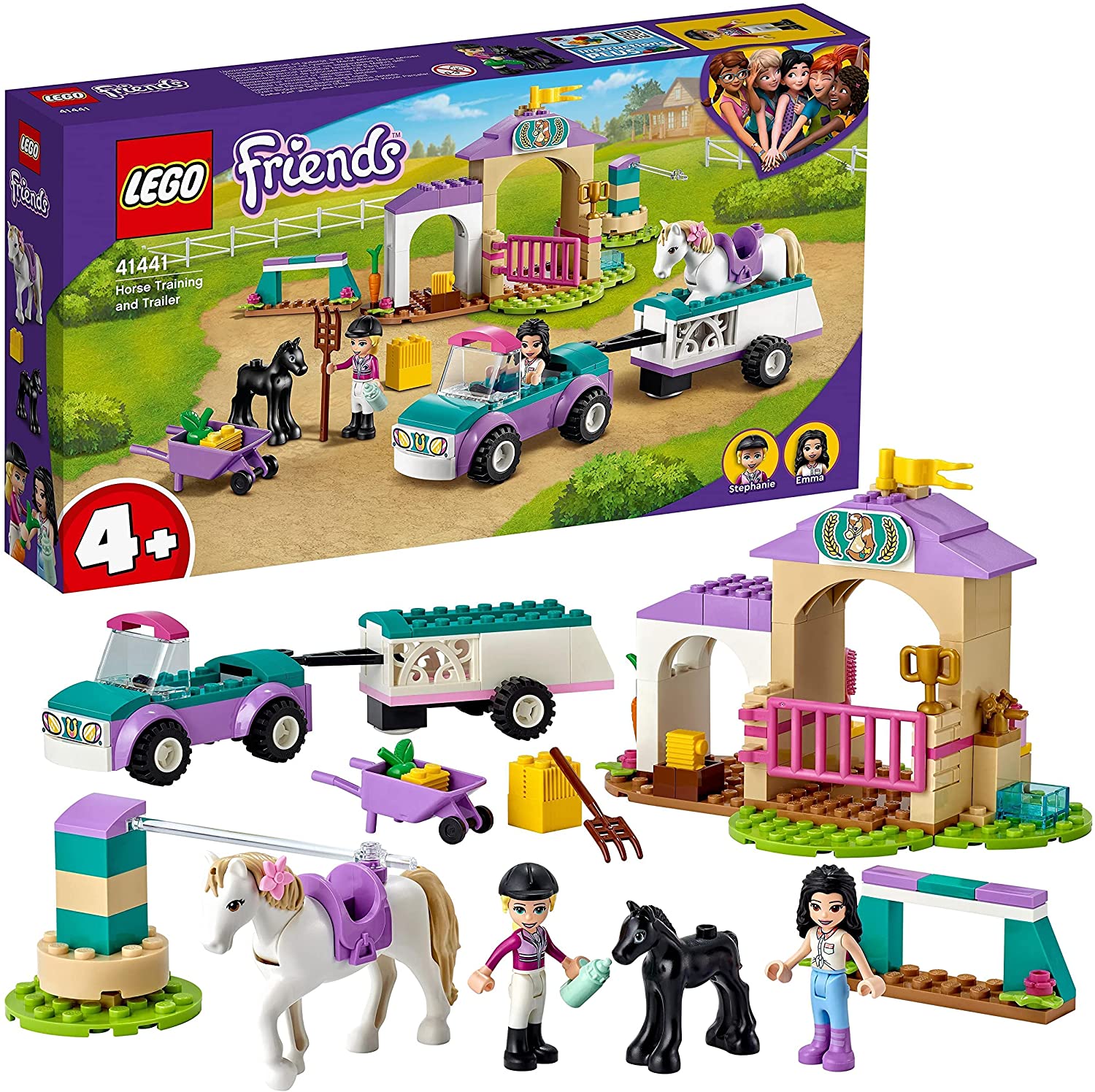 1987ecc52ae5c77754558b2b65b39aa2 LEGO Friends Addestramento equestre e rimorchio - immagine 1