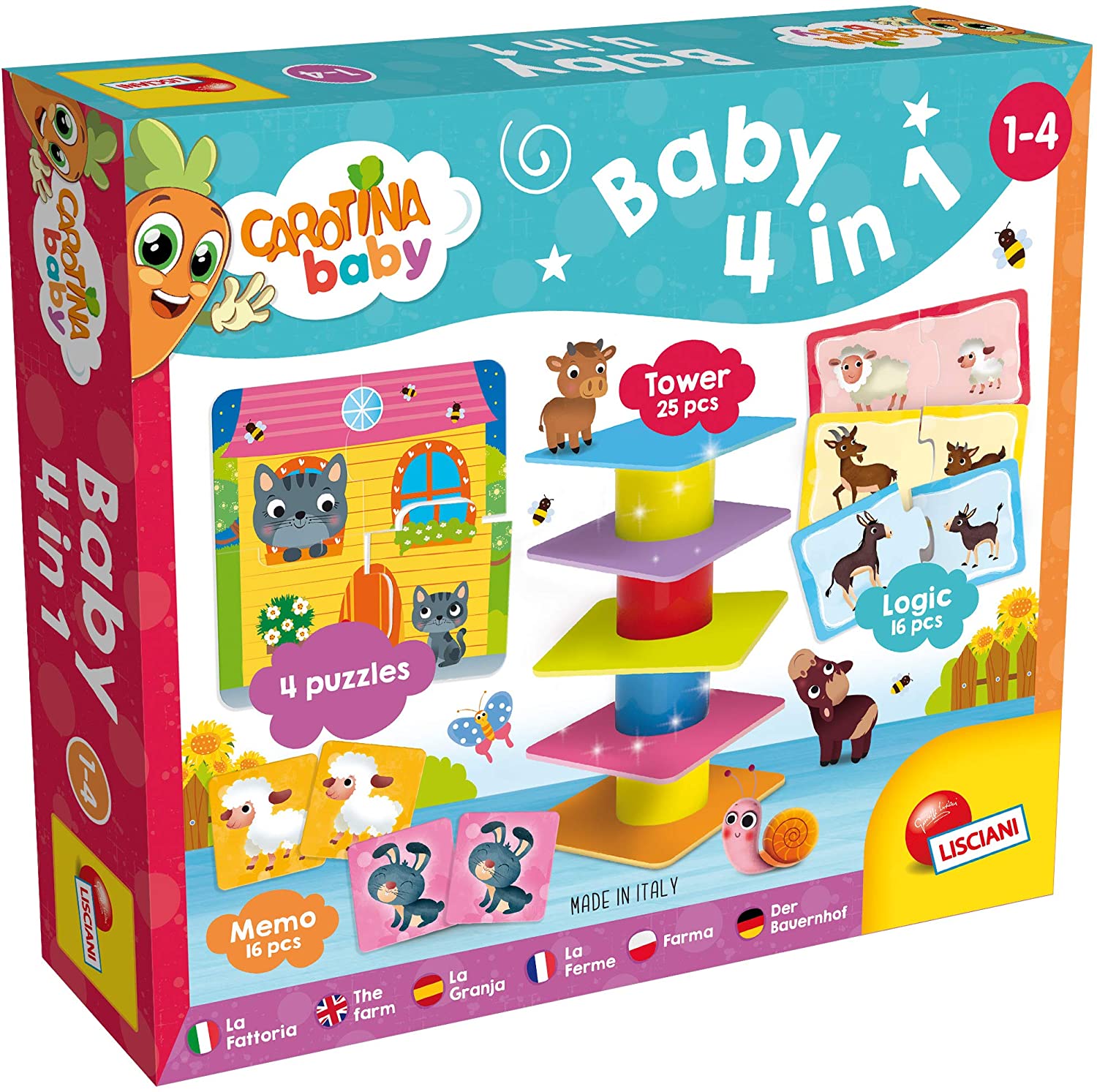 1a2798d508a2ef6c2d37f0e3f986ebb0 Carotina Baby 4 in 1 - immagine 1