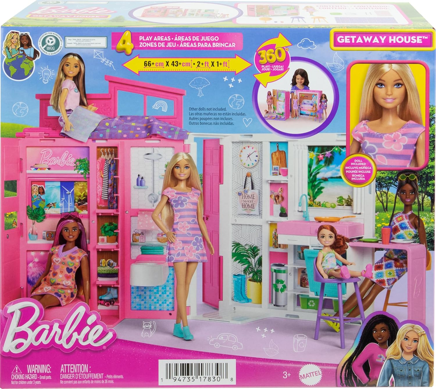 1be83e58597a8d7bf1babe588d0b6126 Barbie Loft Eco Bio con Bambola - immagine 1