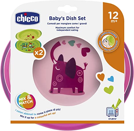 1da350f5f02856c8767291067aa18fe2 *CHICCO PIATTO FONDO E PIANO 12M+ ROSA - immagine 1