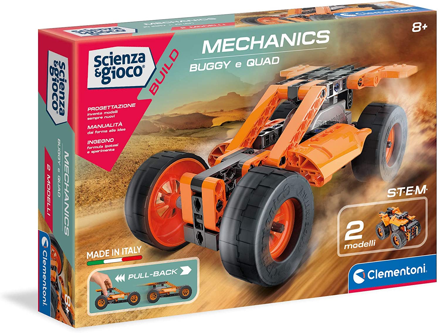 1df466d08bff243bc4ac8ae4ab7e01eb Clementoni Laboratorio di Meccanica Buggy & Quad - immagine 1