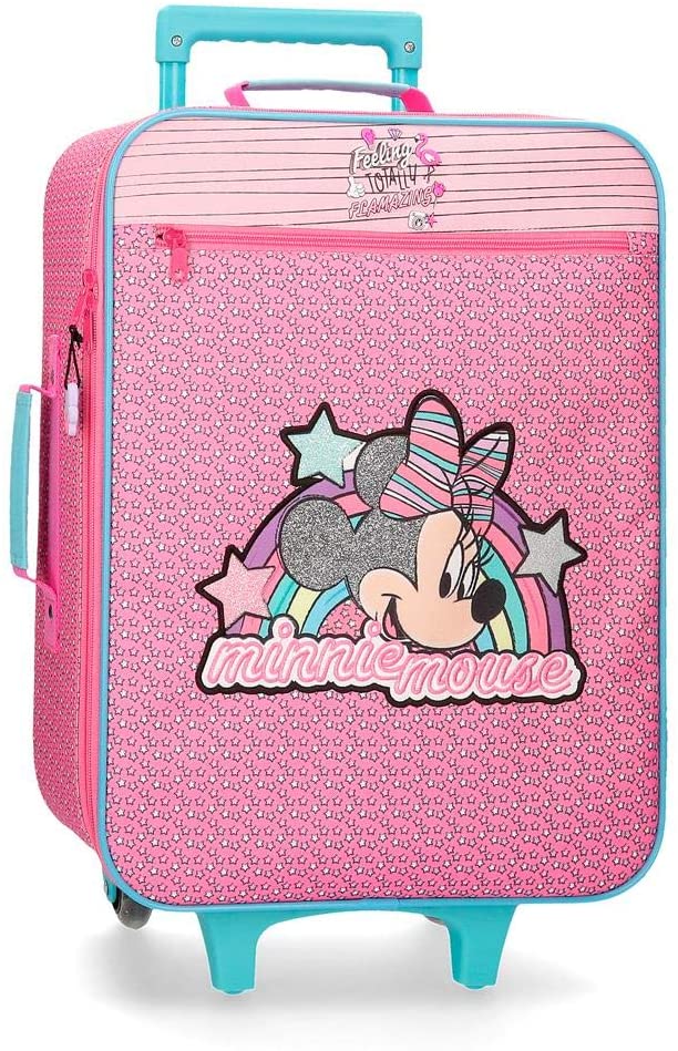 1e1bb6b151aca7a4f28da2b15659d7ab Trolley Morbido 50 cm. 2 ruote Pink Vibes - immagine 1