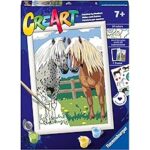Ravensburger CreArt Serie D - Coppia di Cavalli