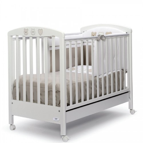 1e61c41d7832bb08fa111830db85d548 Cuoricini Letto Giulia Bianco - immagine 1