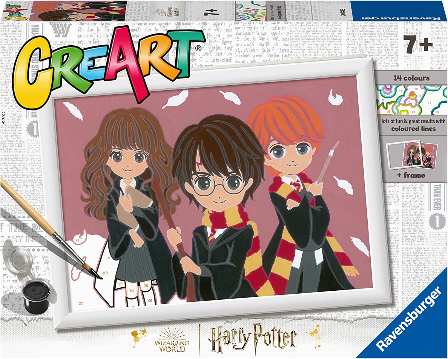 1e68132042ed2cc576817928673eda05 Ravensburger CreArt Serie D - Harry Potter Il trio Magico - immagine 1