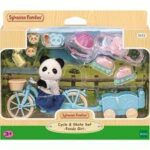 *Sylvanian Families Set Bici e Pattini Ragazza Panda