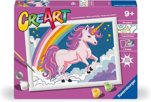 213a804f59d78c7781e409f2fea83b4a Ravensburger CreArt Serie D - Unicorno Rosa Neon - immagine 1