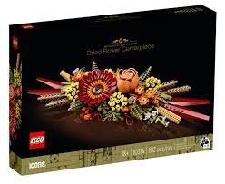 217b2c3a73e1a41a8ff6fe27cb2a0e37 Lego Icons Centrotavola di fiori secchi - immagine 1