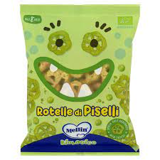 218d6914c9a208dfc78e2cb223ec106e Mellin Mini Snack Rotelle di Piselli gr.20 Non usare - immagine 1