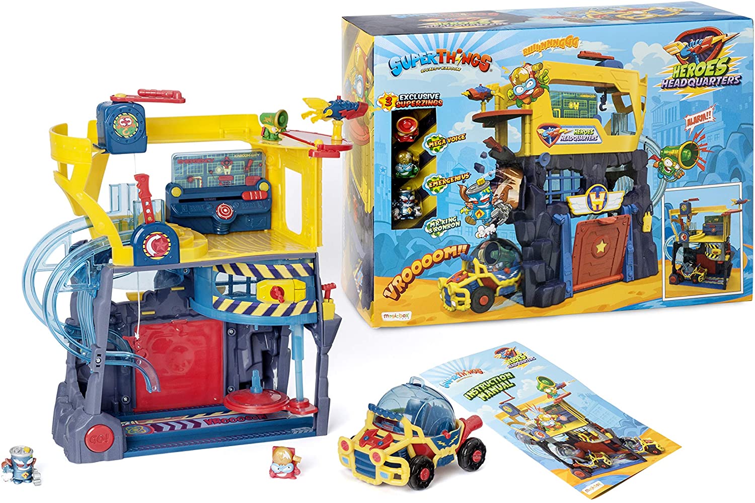 2207738a836de7d4795bd60a7235aef8 Superzing Classic PlaySet 1x2 SuperZings Headquarter - immagine 1