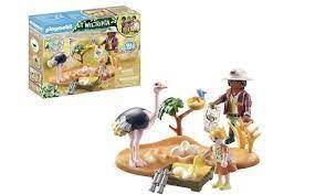 2241b69ed21ffc900c9f5611da5de264 PLAYMOBIL WILTOPIA - NIDO DI STRUZZO E CUSTODI - immagine 1