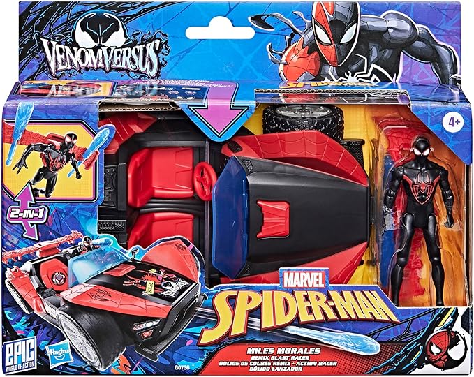 231e9b5250ba322f9e7f06d2bb4a4bdc Spiderman Venomversus Miles Morales Speed Racer - immagine 1