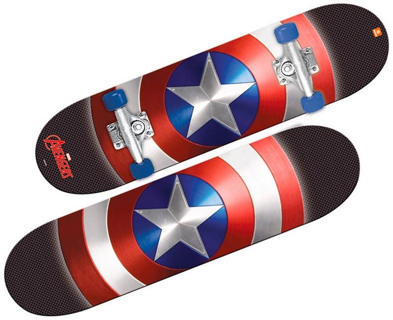 2361607761585d65e59a199f752f3400 Skateboard Avengers Capitan America - immagine 1