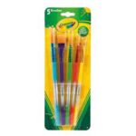 Crayola 5 Pennelli Assortiti