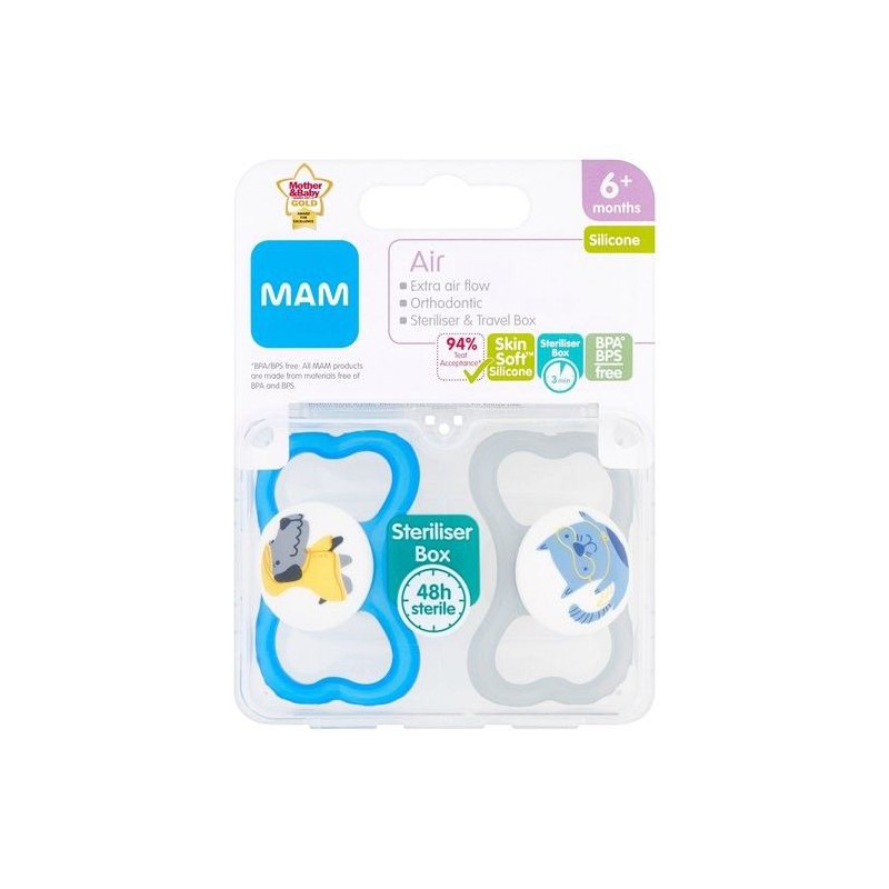 24a7afb6995bd79cf770900ce52df782 Mam Succhietti AIR NIGHT +6 mesi conf doppia - immagine 1