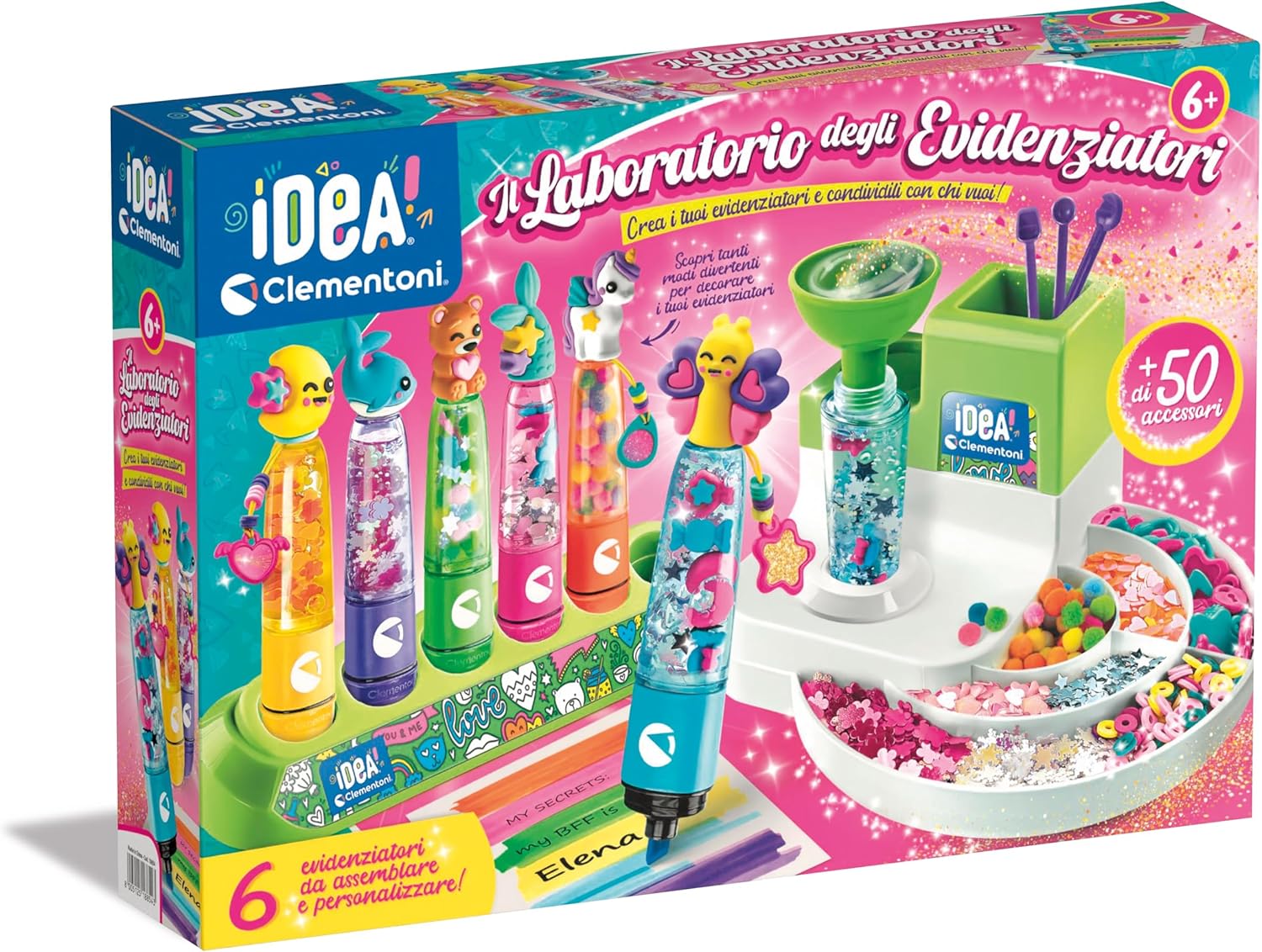 2558a3d1ff570b97bee71fc7d741daf9 Clementoni Idea - Laboratorio degli Evidenziatori - immagine 1
