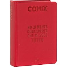 26f71cc0924fe3bd555e2e7a46405dd1 AGENDA COMIX 16M MINI DEEP RED - immagine 1