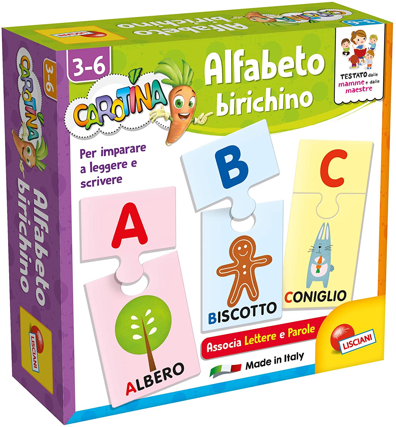 271ea93d4b642dfd6a6c047dc1eb7500 Carotina Quadrotte Alfabeto Birichino - immagine 1