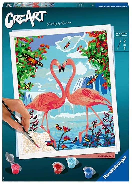 276449eb24b5583d28537be70cb1008b Ravensburger Creart Fenicotteri Innamorati - immagine 1