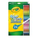 Crayola 24 Pennarelli Superpunta Lavabili