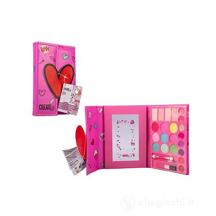 28b605ea81a9e55c8f904ccb79d7a4a2 Create It! Libro Make Up Cuore Rosso - immagine 1
