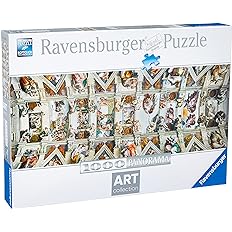 28cc3b0293f327f0db164aa1b8d15489 Ravensburger Puzzle 1000 pz. Michelangelo: Volta della Cappella Sistina - immagine 1