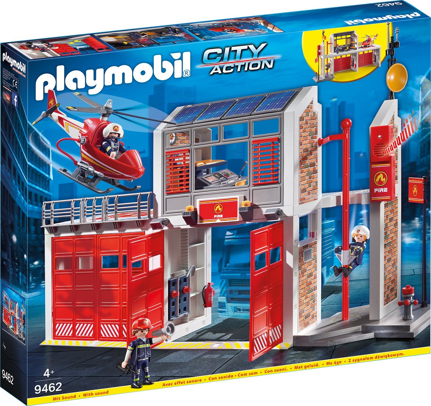 2984425a1363c23f80b09f99c4f7bde3 Playmobil Grande Centrale dei Vigili del Fuoco - immagine 1