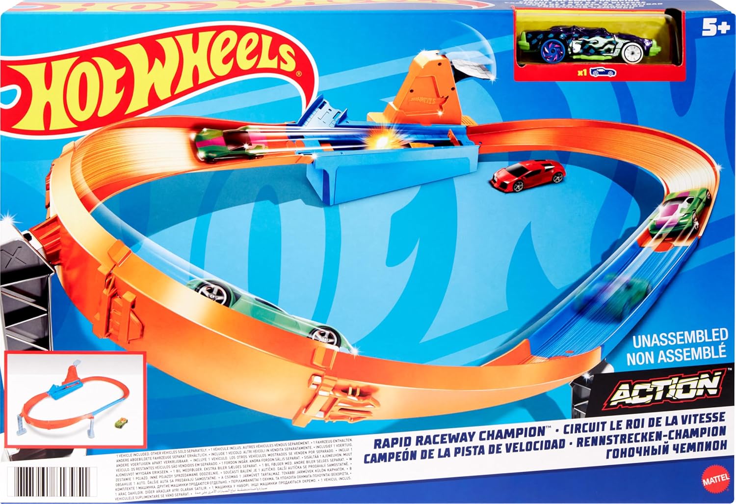 299d75d8f284b4be99140e337086a366 Hot Wheels Playset Campione di Velocità Hot Wheels - immagine 1