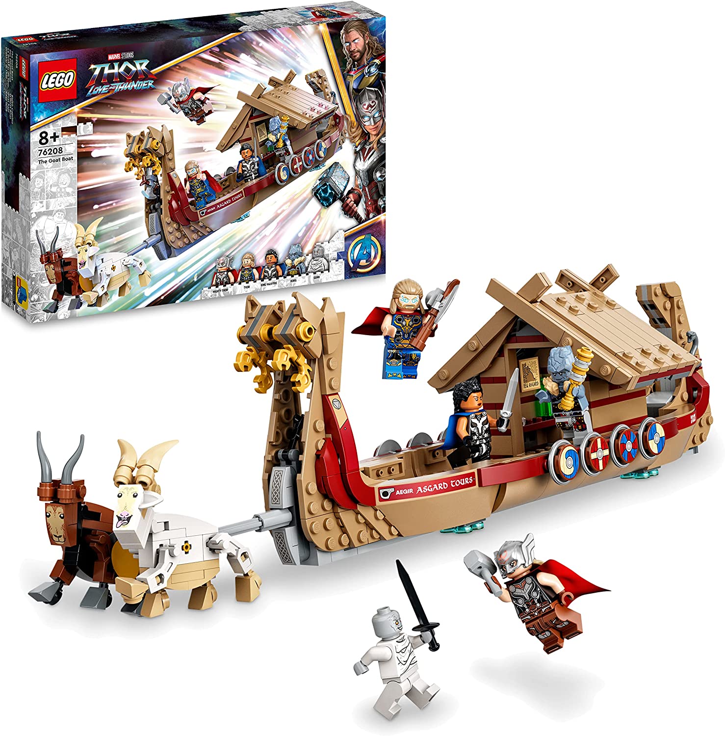 2a86b7cf2dfb3a1384aceade0fa872b1 Lego Marvel La Drakkar di Thor - immagine 1