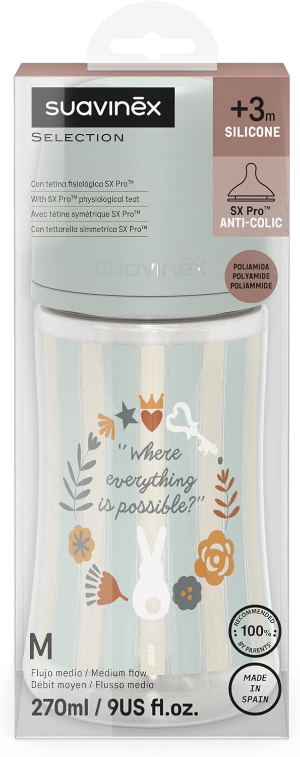 2b615fde236280d3f905f63b52cbac57 SUAVINEX WONDERLAND BIB PA SIL 270ML AZZ - immagine 1