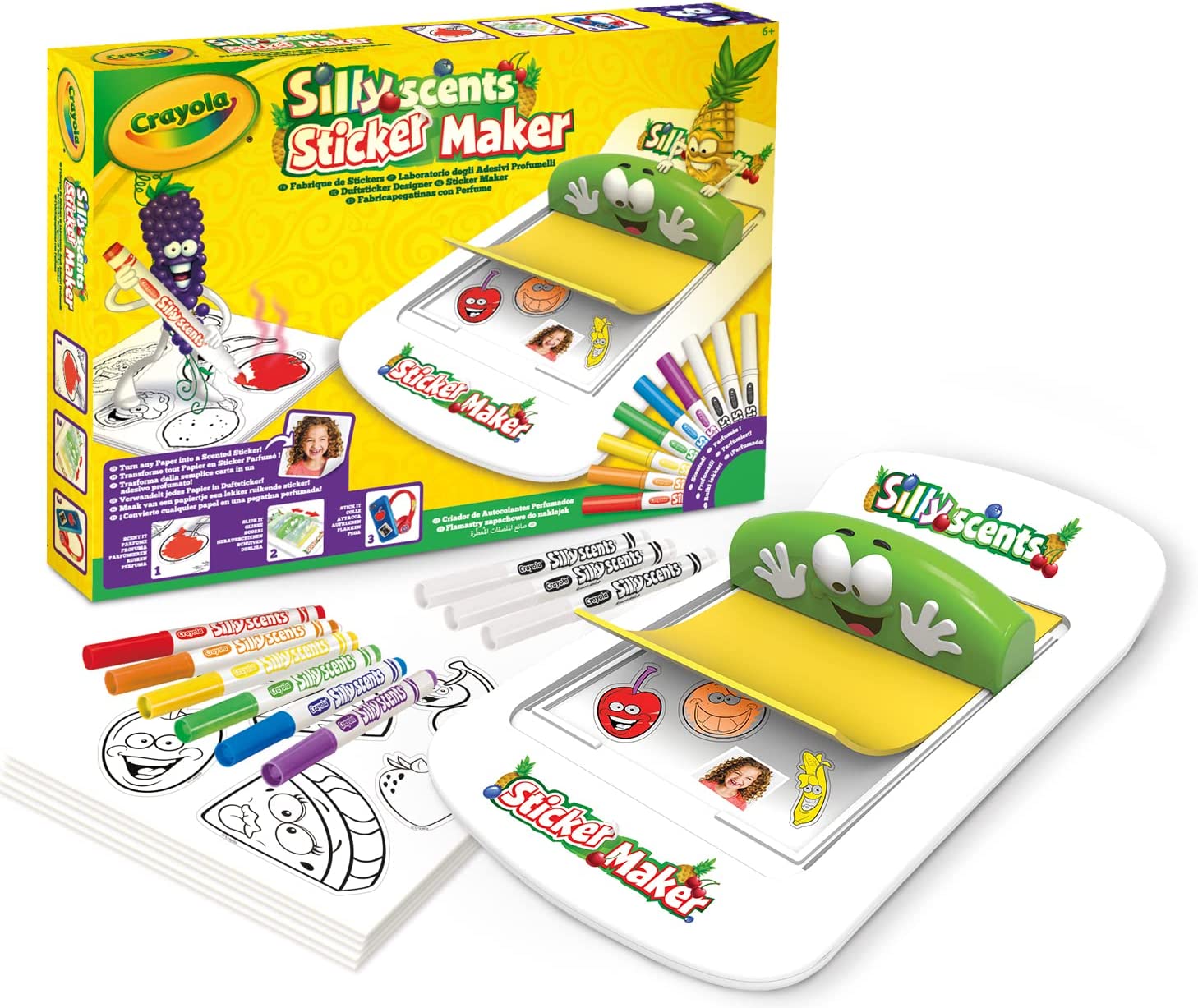 2bc112edd29b631d0b22bdcc4a3b8789 Crayola Laboratorio degli Adesivi Profumelli - immagine 1