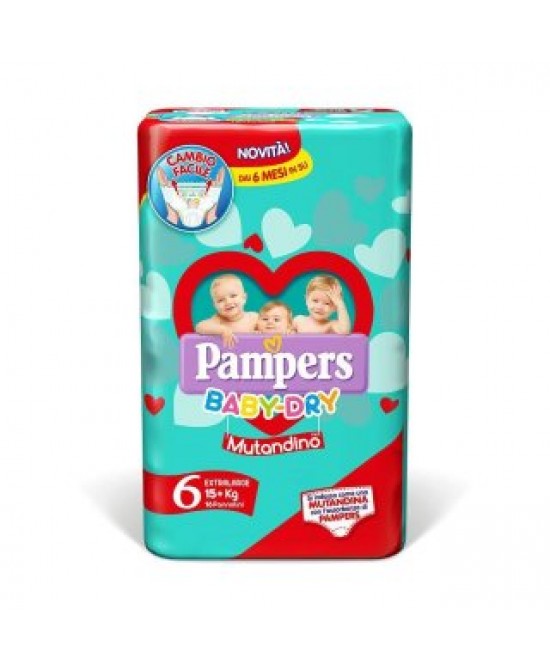 2cfe8272f2f91a6f9f0d0db9e125cf3b Pampers Babydry Mutandina XL 14 pz. - immagine 1