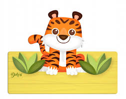 2d1130797b215450392e2ebb036877e8 DEKORI TARGHETTA NOME TIGRE - immagine 1