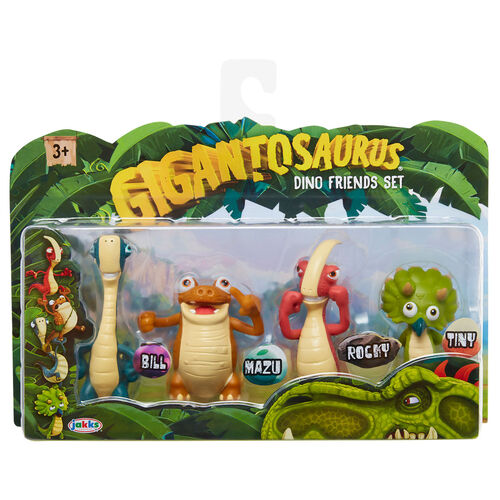 2d9aad8b8b9a3f766509499b4c50b05b GIGANTOSAURUS - 4 PK FIGURES - immagine 1