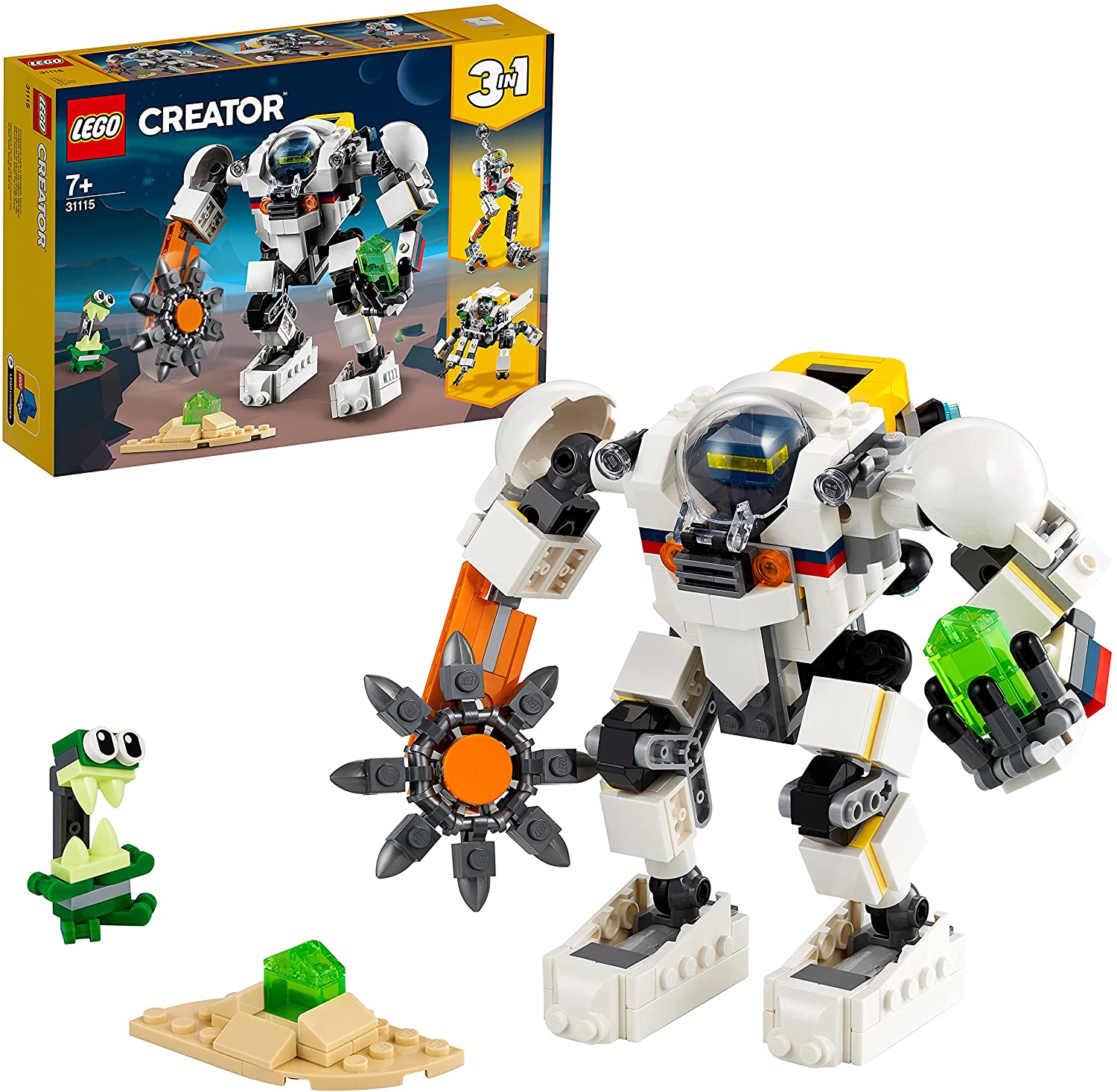 2d9fa568c98cf73b69b70c3ef5085b28 LEGO Creator Mech per Estrazioni Spaziali - immagine 1