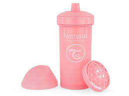 2dffd274d15bed7ec900a7c53ca515b3 Twistshake Kid Cup 360ml 12+m Pastel Pink - immagine 1