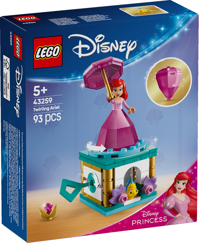 2ecbabef3a2b829cddc8e0fb5ebd1c1f Lego Disney Princess Ariel ballerina - immagine 1