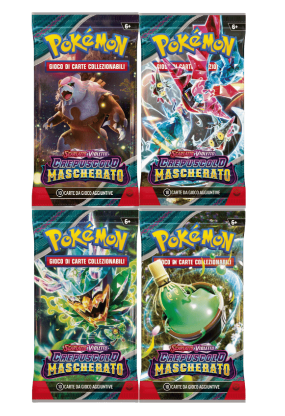 2effdb2bce593a69a375ac4cc6fc5e54 Carte Pokemon Bustina Crepuscolo Mascherato - immagine 1