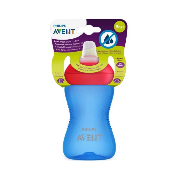 2f9b20e8c0602df51553883ad3619db8 Avent Tazza My Grippy con beccuccio morbido (300ml) - Maschio - immagine 1