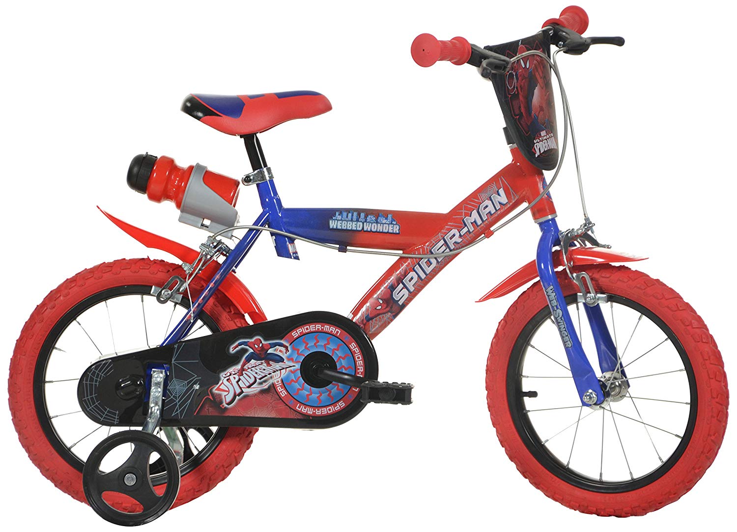2ffe8ddb999f2fe3c0b004c444e7e8de Bicicletta 14" DINO Spiderman - immagine 1