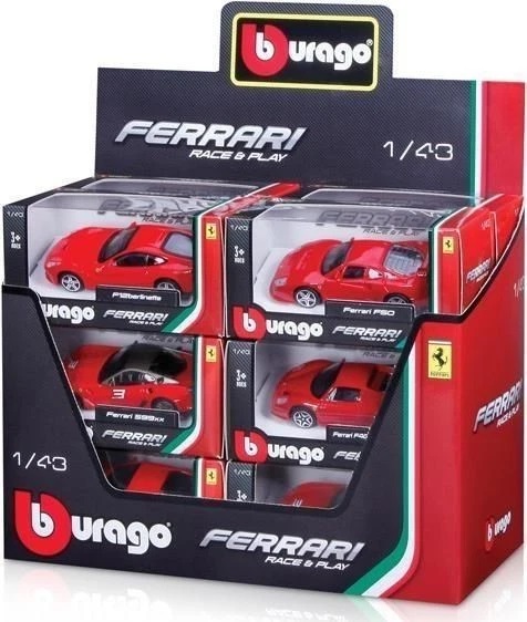 3005cb522d91c9dcea419f7d97e4205f Bburago Ferrari R&P 1:43 Ass. - immagine 1