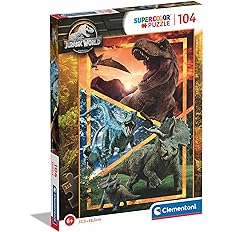 30777ce03698d0077f7841f7866226d9 Clementoni Puzzle 104 pz. Super Jurassic World - immagine 1
