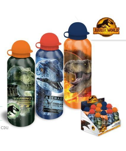309d39400372ea8329cbe32f27c3c17f Borraccia Alluminio Jurassic Park ml.500 - immagine 1