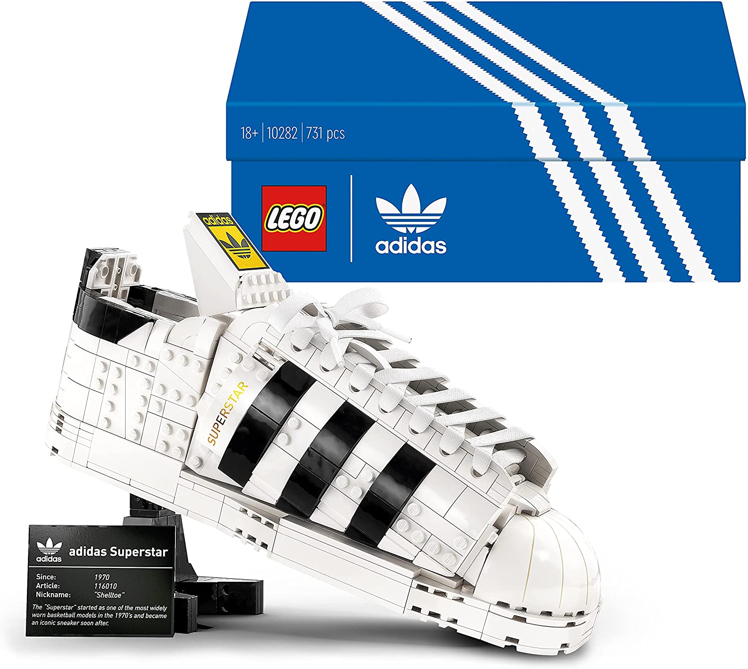 315da7293a0374cc3ef941b66eea3326 Lego Icons Lego Adidas Original Superstars - immagine 1