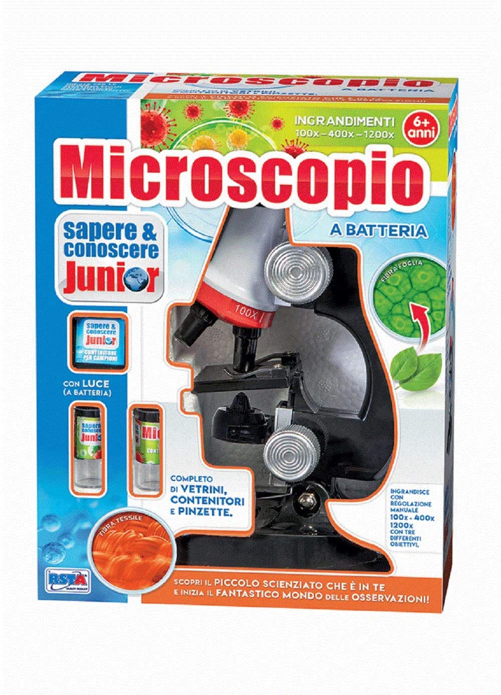 32182dea17d98f066bc4660aa5b8966c Rstoys Microscopio Junior - immagine 1