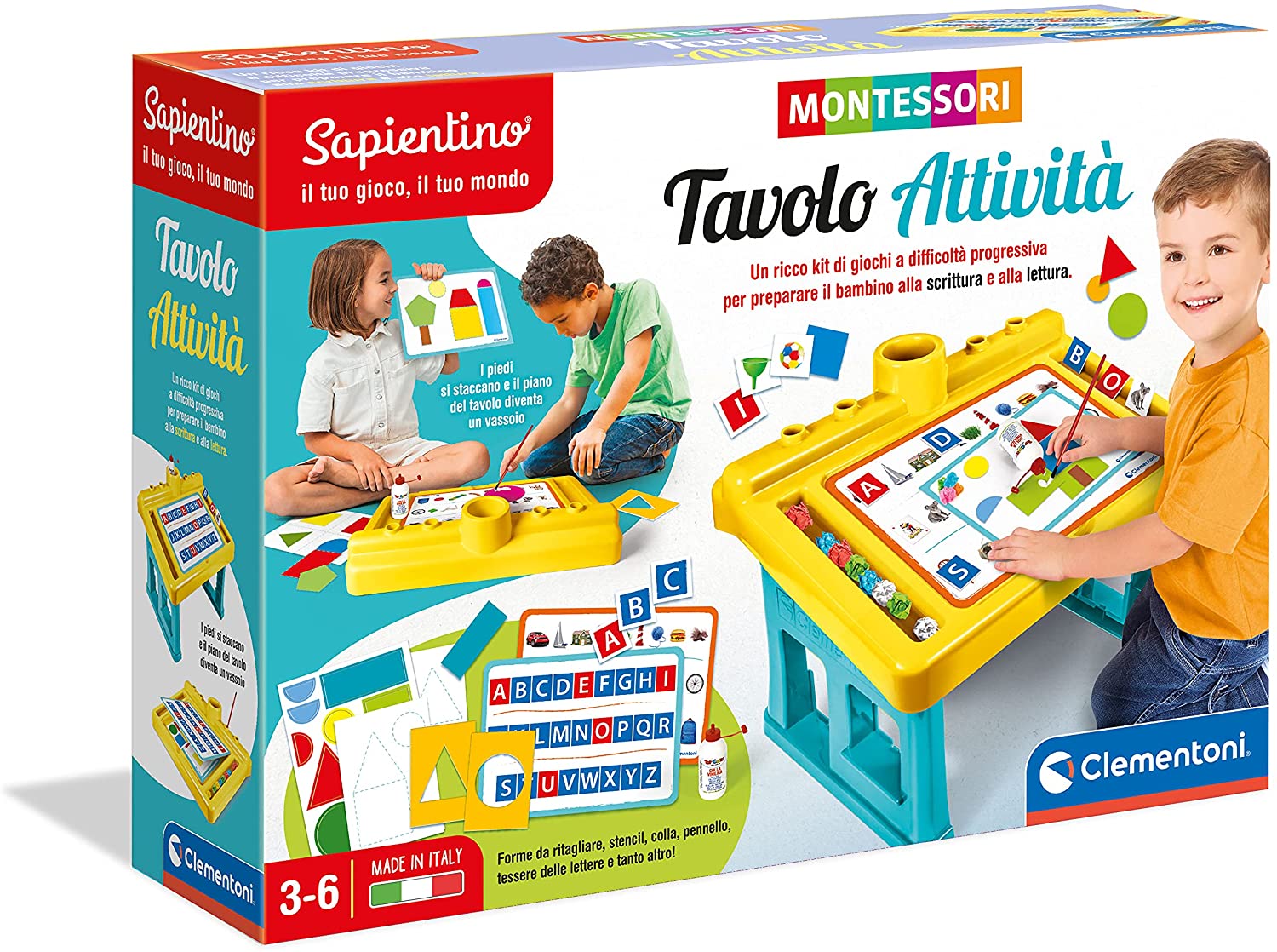 3262f2a8dfcbce7334214fc2878cb1ec Clementoni Montessori - Tavolo Attività - immagine 1