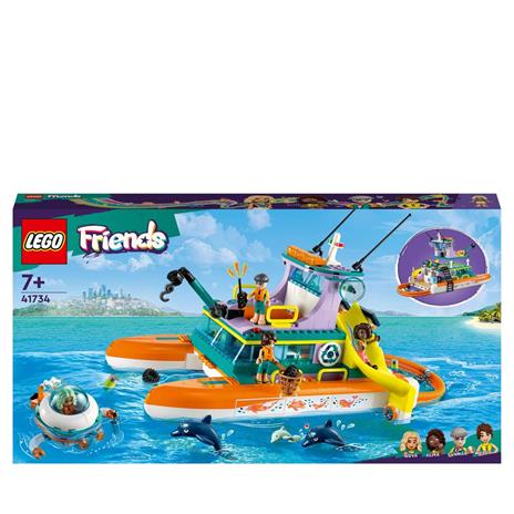 3312eab34e5f93d5df97f439aa9e6a51 Lego Friends Catamarano di salvataggio - immagine 1