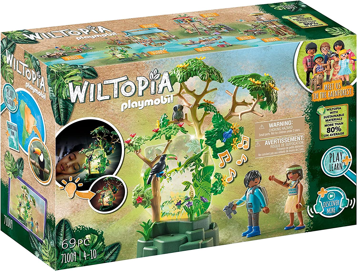 331d0e362b80a0c60087327e7996eeca PLAYMOBIL WILTOPIA - LUCE NOTTURNA DELLA FORESTA AMAZZONICA - immagine 1