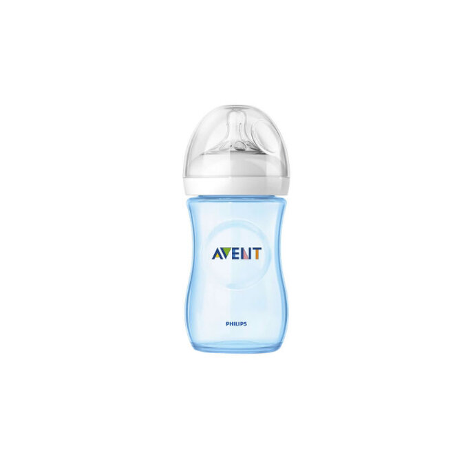 33b9ce496abd82a5bd702ef968c8ab20 Avent Biberon Natural 260ml PP Azzurro - immagine 1