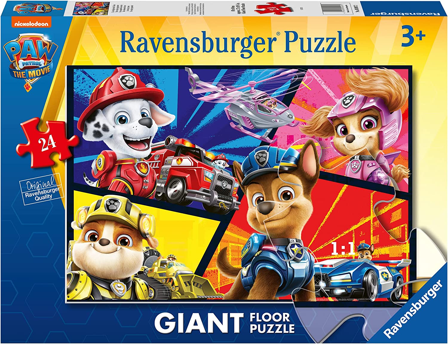 33e112691768e422f38db46fbc4da5bf Ravensburger Puzzle 24 pz. Maxi Paw Patrol Movie - immagine 1